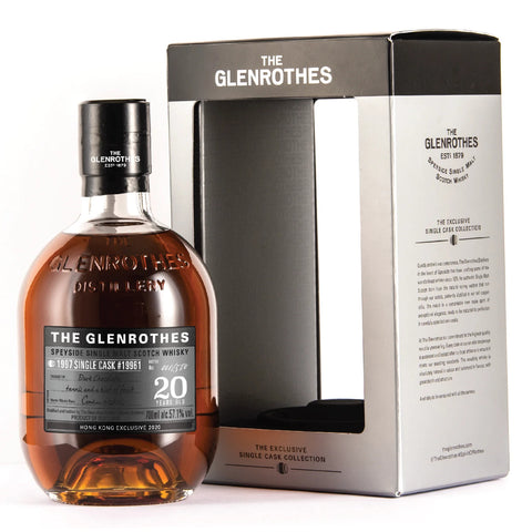 The Glenrothes 20 Years 1997 Single Cask 19961 Speyside Single Malt Scotch Whisky, ABV: 57.1%, 700ml