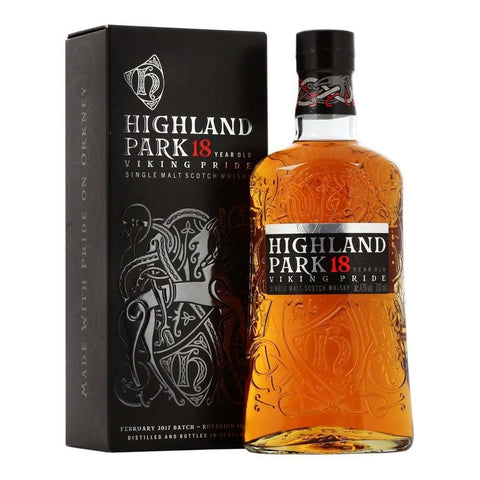 Highland Park 18 Years Viking Pride Orkney Island Scottish Single Malt Whisky, ABV: 43%, 700ml