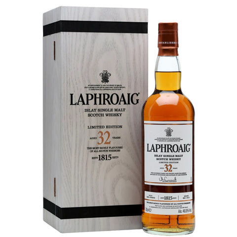 Laphroaig 32 Years Limited Edition Islay Scottish Single Malt Whisky, ABV: 46.6%, 700ml