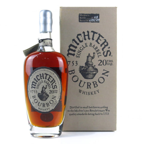 Michter's 20 Years Single Barrel No. L15I739  USA Bourbon Whiskey, ABV: 57.1%, 700ml
