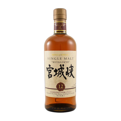 Miyagikyo 12 years Japanese single malt whisky, Japan, 45% ABV, 700ml