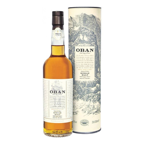 Oban 14 Years Highland Scottish Single Malt Whisky, ABV: 43%, 700ml