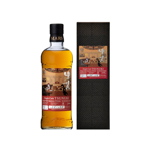 Mars Tsunuki 4 Years 2018 Single Cask No. T565 Bourbon Barrel Japanese Single Malt Whisky, ABV: 62%, 700ml