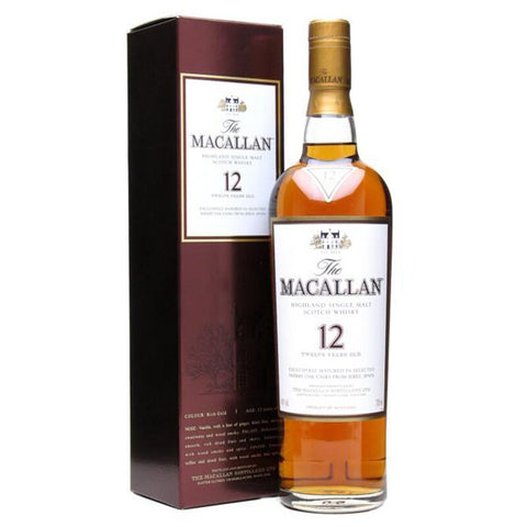The Macallan 12 Years Sherry Oak Cask 2018 Before Packing Highland Scottish Single Malt Whisky, ABV: 40%, 700ml