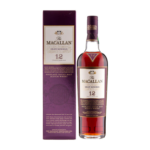 The Macallan 12 Years Fran Reserva Highland Scottish Single Malt Whisky, ABV: 45.6%, 700ml