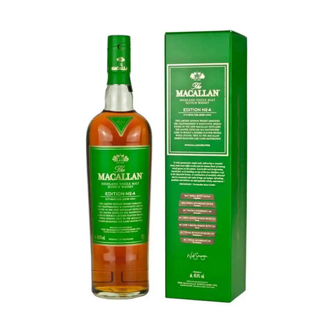 The Macallan Edition No.4 Highland Scottish Single Malt Whisky,  ABV:48.8%, 700ml