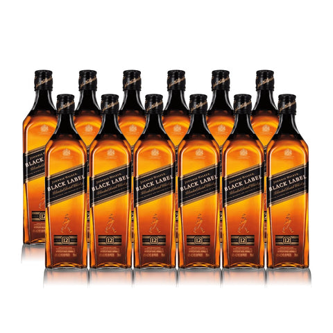 Johnnie Walker 12 Years Black Label Scotch Blended Whisky, ABV: 40%, 1L