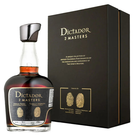 Dictador - 2 Masters Collection 37 Years 1980 Colombia Rum With Despagne Distillery Finishing Colombia Rum, ABV: 45%, 700ml