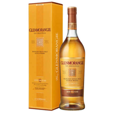 Glenmorangie 10 Years The Original Highland Scottish Single Malt Whisky, ABV: 40%, 1L