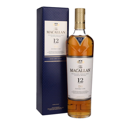 The Macallan 12 Years Double Cask Highland Scottish Single Malt Whisky, ABV: 43%, 700ml