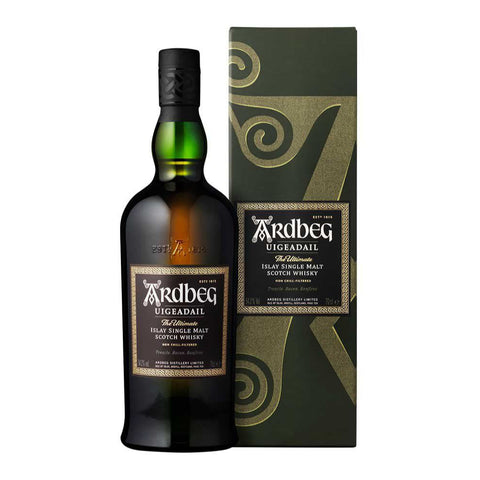 Ardbeg Uigeadail Islay Scottish Single Malt Whisky, ABV: 54.2%, 700ml