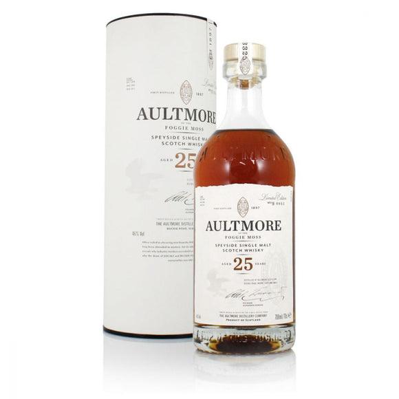 Aultmore 25 Years Speyside Single Malt Scottish Whisky, UK, 46% ABV, 700ml