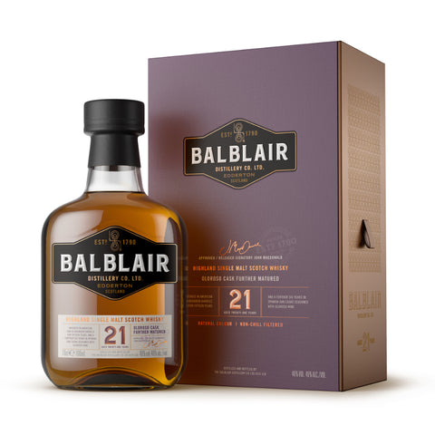 Balblair 21 Years, Scotland, ABV: 46%, 700ml