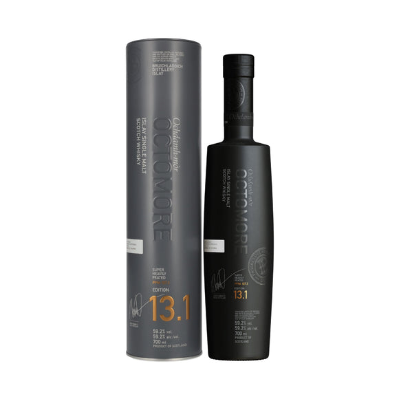 Bruichladdich Octomore 13.1 5 Years 137.3 PPM, Islay Scottish Single Malt Whisky, ABV 59.2%, 700ml
