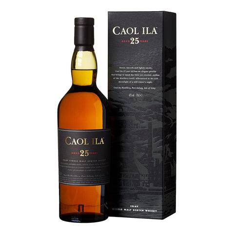 Caol ila 25 Years Islay Scottish Single Malt Whisky, ABV: 43%, 700ml