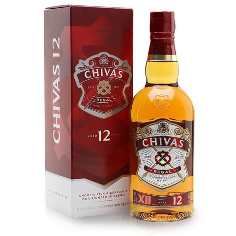 Distillery: Chivas RegalName: 12 YearsVolume: 1LABV: 40%Notes: Blended Malt, Origin: Speyside, Scotland