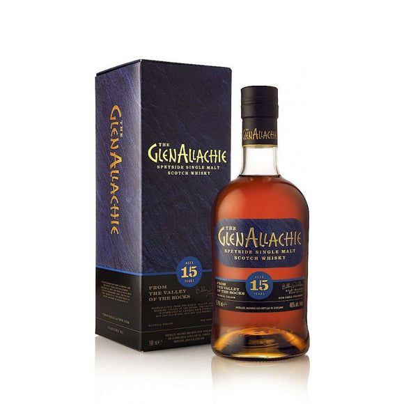 The Glenallachie 15 Years Speyside Scottish Single Malt Whisky, ABV 46%, 700ml