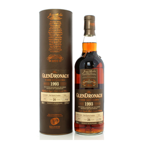 Glendronach 26 Years 1993 Single Cask No. 7405 Highland Scottish Single Malt Whisky, ABV: 52.9%, 700ml
