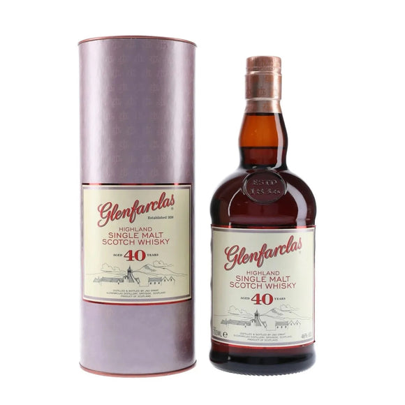 Glenfarclas 40 years Scottish Single Malt Whisky, ABV:46%, 700ml