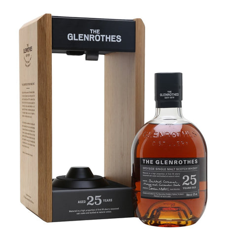 The Glenrothes 25 Years Scottish Single Malt Whisky, Rothes, Highland, Scotland. ABV: 43%, 700ml