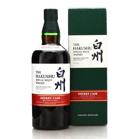 Suntory The Hakushu Sherry Cask 2012 Release Japanese Single Malt Whisky, ABV: 48%, 700ml