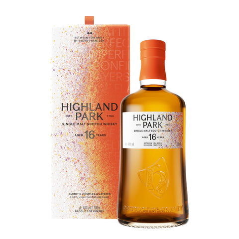 Highland Park 16 Years Between You And I By Bjorn Frantzen Orkney Scotch Single Malt Whisky, ABV: 48%, 700ml