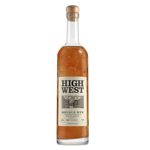 High West Double Rye USA Straight Rye Whiskey, ABV: 46%, 750ml, Utah, USA