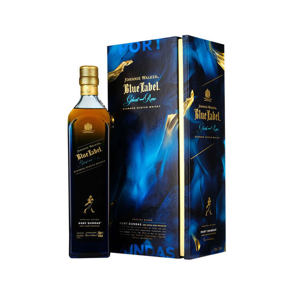 Johnnie Walker Blue Label Ghost And Rare Port Dundas Blended Malt Scottish Whisky, UK, 43.8% ABV, 750ml
