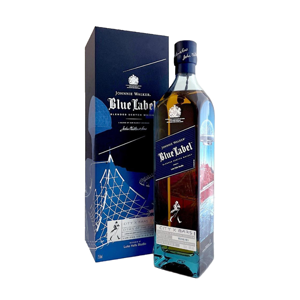 Blue Label Mars Johnnie Walker Blue Label Elevated Cites City x Mars – Dram Good Stuff