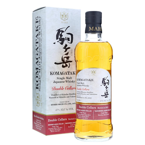 Mars Komagatake Double Cellars 2019 Japanese Single Malt Whisky, 47% ABV, 700ml