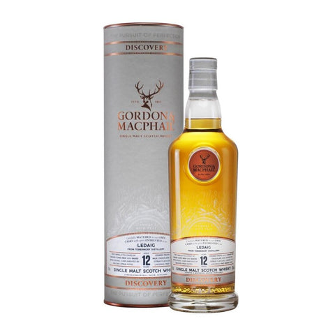 Ledaig Tobermory 12 Years Gordon and Macphail Discovery Label Smokey with Peat Island Scottish Single Malt Whisky, ABV: 43%, 700ml