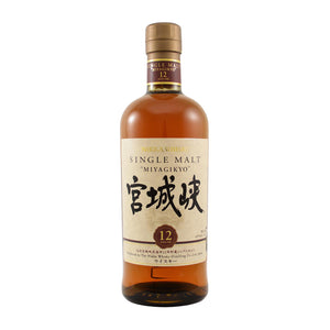 Miyagikyo 12 years Japanese single malt whisky, Japan, 45% ABV, 700ml