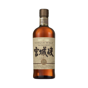 Miyagikyo 15 Years Japanese Single Malt Whisky, Japan, 45% ABV, 700ml
