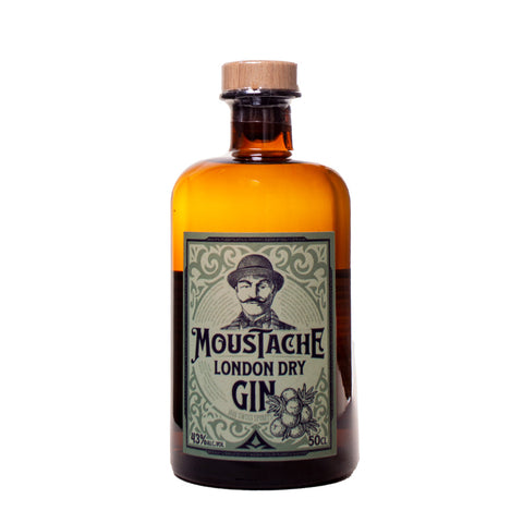 Moustache London Dry Gin, Switzerland, ABV: 43%, 500ml