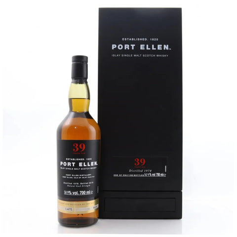 Port Ellen 39 Years 1978 Bottled 2018 Islay Scotch Single Malt Whisky, ABV: 50.9%, 700ml