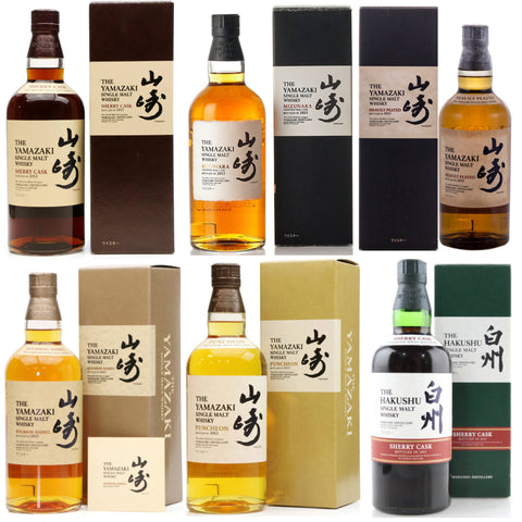 Suntory 2013 Special Released 6 bottles set Japanese Single Malt Whisky, 700ml