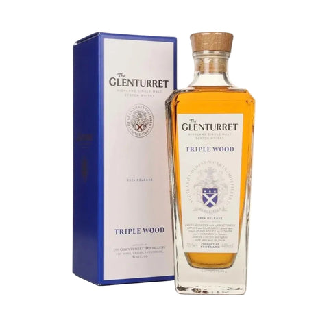 The Glenturret Triple Wood 2024 Release Highland Scotch Single Malt Whisky, ABV: 44%, 700ml