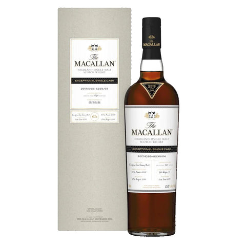 The Macallan 12 Years 2005 Exceptional Single Cask - 2017/ESB-5235/04 Highland Scottish Single Malt Whisky, ABV: 63.8%, 700ml