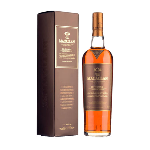 The Macallan Edition No.1 HK Version Highland Scotch Single Malt Whisky, ABV: 48%, 700ml