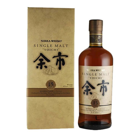 Nikka Yoichi 15 Years Japanese Single Malt Whisky, ABV: 45%, 700ml