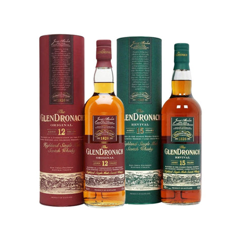 Glendronach 12 Years and 15 Years Highland Single Malt Scotch Whisky