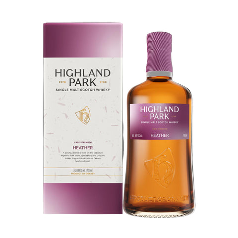 Highland Park Heather Cask Strength Orkney Island Scotch Single Malt Whisky, ABV: 63.6%, 700ml