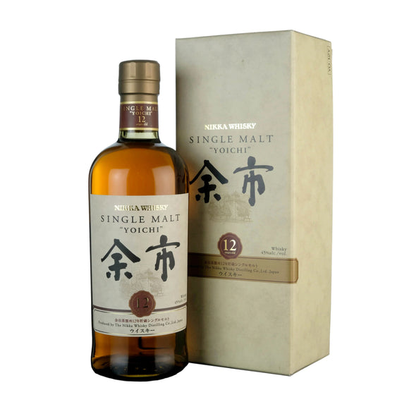 Yoichi 12 Years Japanese Single Malt Whisky, Japan, 45% ABV, 700ml