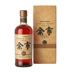 Yoichi 20 Years Japanese Single Malt Whisky, Japan, 52% ABV, 700ml