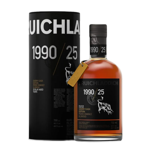 Bruichladdich 25 Years 1990 Sherry Cask Edition PX Oloroso, Scotland, ABV: 48.1%, 700ml