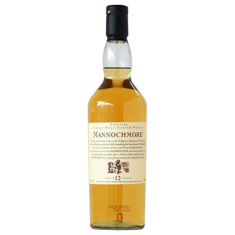 Mannochmore 12 Years - Diageo Flora and Fauna Collection Speyside Scottish Single Malt Whisky, ABV: 43%, 700ml