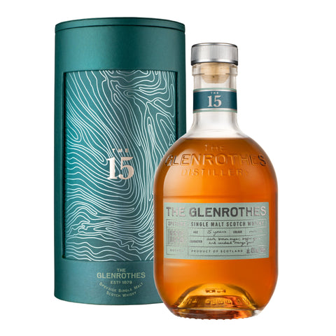 The Glenrothes 15 years Speyside Scotch Single Malt Whisky, ABV: 43%, 700ml