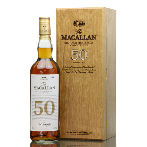 The Macallan 50 Years 2018 Release Highland Scottish Single Malt Whisky, ABV: 44%, 700ml