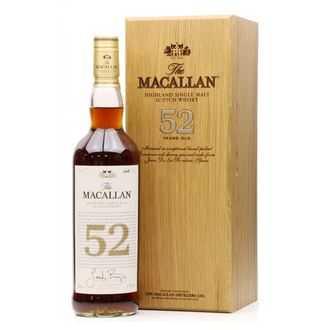 The Macallan 52 Years 2018 Release Highland Scottish Single Malt Whisky, ABV: 48%, 700ml