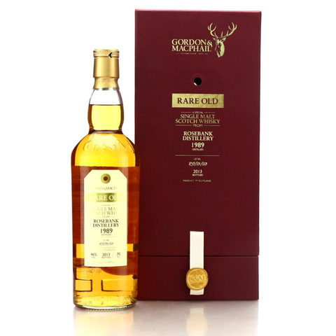 Rosebank 24 Years 1989 R0/13/03 G&M Rare Old, Scotland, ABV: 46%, 700ml